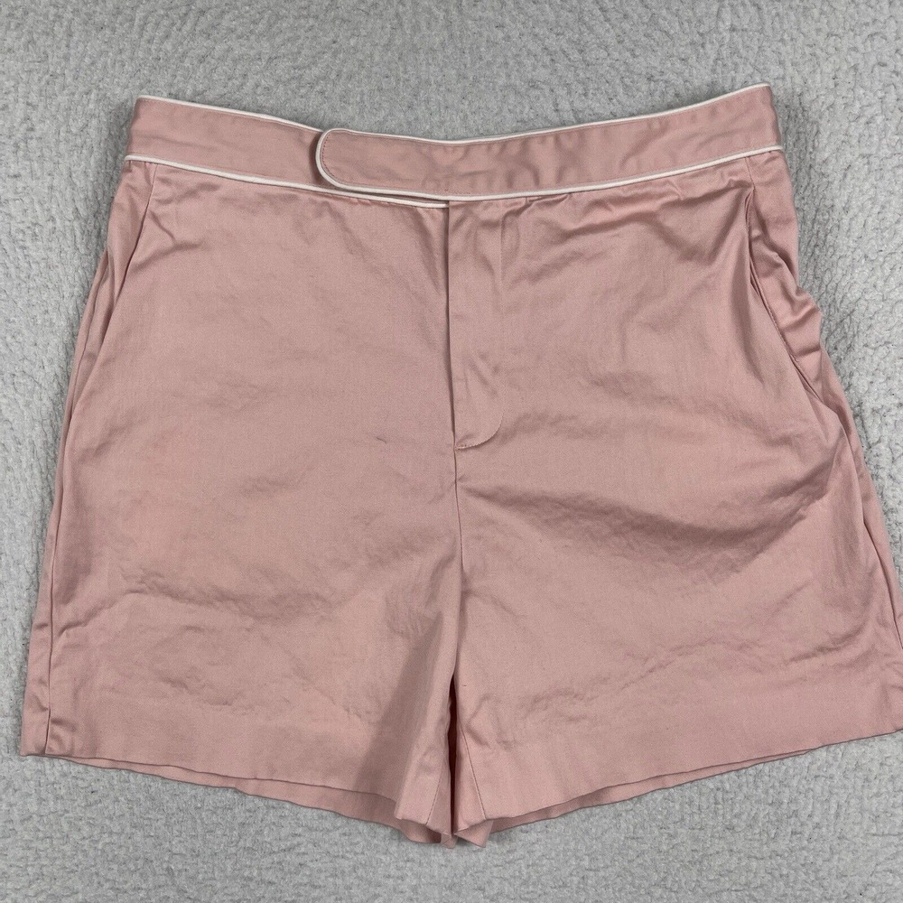 Ralph Lauren Sport Shorts Womens 10 Pink Vintage Hong Kong Preppy Casual Golfer